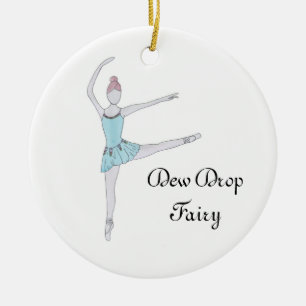 Ornamento De Cerâmica Dew Drop Fairy Keepsasakacker Personalizado