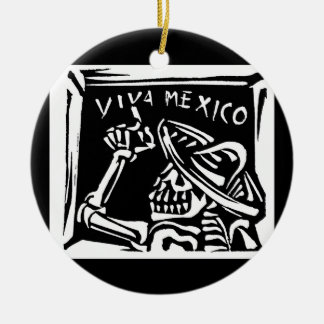 Ornamento De Cerâmica Dia de Viva México México "do inoperante "
