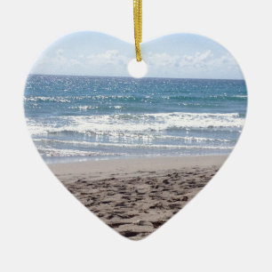 Ornamento De Cerâmica Dia na praia