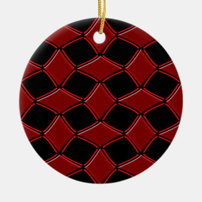 Ornamento De Cerâmica Diamantes (Frente)