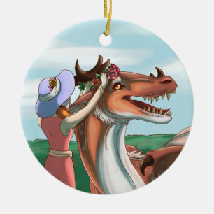 Ornamento De Cerâmica Dias pacíficos