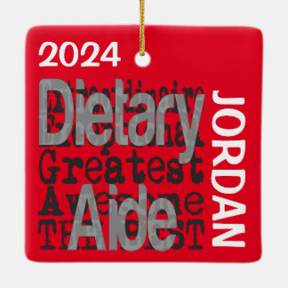 Ornamento De Cerâmica Dieta Aide Extraordinário PERSONALIZADO