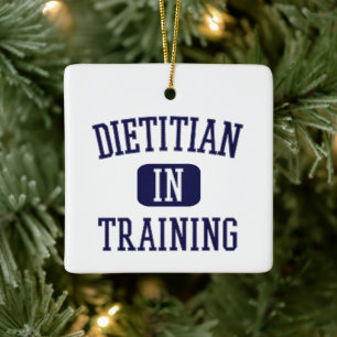 Ornamento De Cerâmica Dieticiano Em Formação Presente Dietitiano Fut
