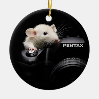 Ornamento De Cerâmica Diga queijo!