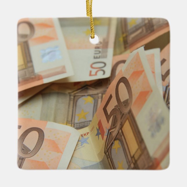 Ornamento De Cerâmica Dinheiro cresce em árvores! (Frente)