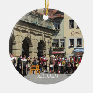 Ornamento De Cerâmica Dinkelsbuhl Cidade Histórica da Francónia
