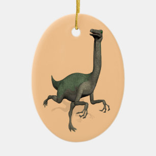 Ornamento De Cerâmica Dino Dinosaur Gallimimus