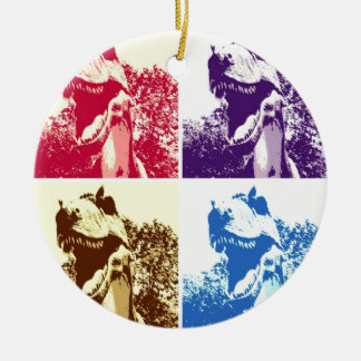 Ornamento De Cerâmica Dinosaur T-Rex