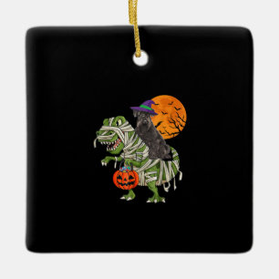 Ornamento De Cerâmica Dinossauro do Dia das Bruxas da Mamãe