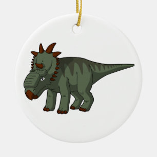 Ornamento De Cerâmica Dinossauro dos desenhos animados do