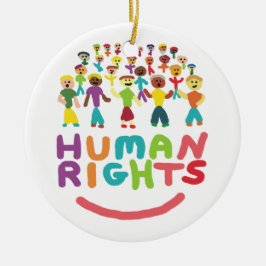 Ornamento De Cerâmica Direitos do Homem