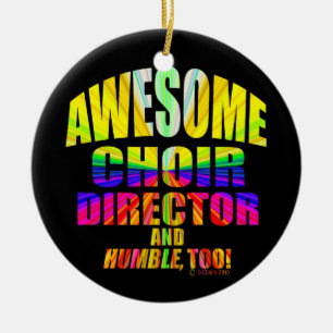 Ornamento De Cerâmica Diretor impressionante Starburst do coro