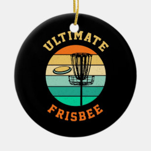 Ornamento De Cerâmica Disk Golf Ultimate Frisbee