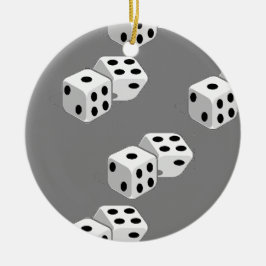 Ornamento De Cerâmica Dispositivos no padrão das cinzas