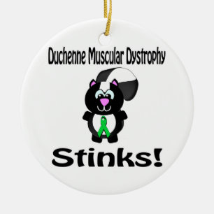 Ornamento De Cerâmica Distrofia Muscular Duchenne cheira a consciência