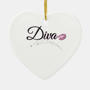 Ornamento De Cerâmica Diva