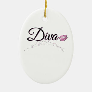 Ornamento De Cerâmica Diva