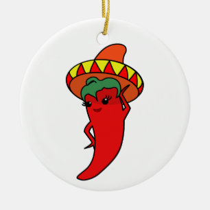 Ornamento De Cerâmica Divã Kawaii Picante