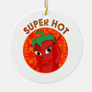 Ornamento De Cerâmica Diva Super Pepper