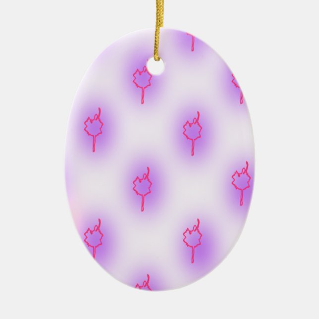 Ornamento De Cerâmica Diversão e dança (Frente)