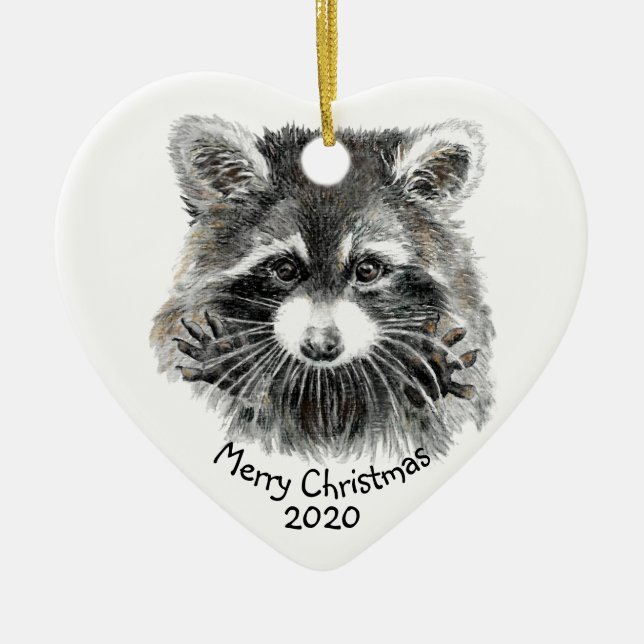 Ornamento De Cerâmica Diversão em Frio de Cerrado (Frente)