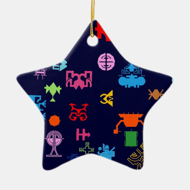 Ornamento De Cerâmica Divertimento futuro Nano (Frente)