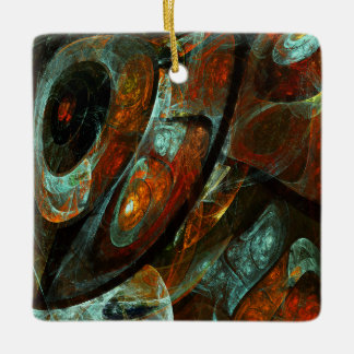 Ornamento De Cerâmica Divisão de Abstrato de Tempo