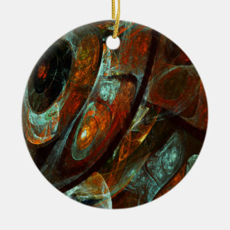 Ornamento De Cerâmica Divisão de Abstrato de Tempo