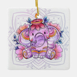 Ornamento De Cerâmica Diwali Cerâmica Ornament