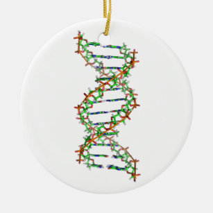 Ornamento De Cerâmica DNA - Ciência/Cientista/Biologia