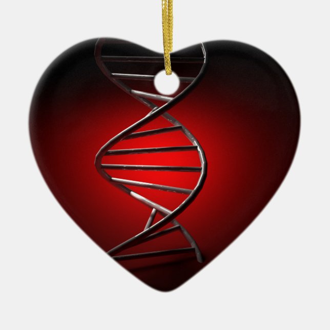 Ornamento De Cerâmica DNA Double Helix (Frente)