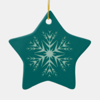 Ornamento De Cerâmica Do "floco de neve primeiro Natal" - [b]