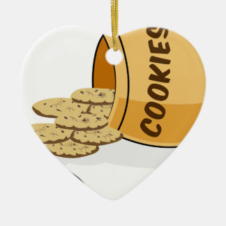 Ornamento De Cerâmica Doces Sobremesa Comida Biscoito Jarro Chocolate