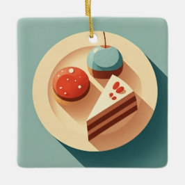 Ornamento De Cerâmica Doces tentações