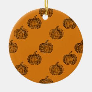 Ornamento De Cerâmica Dodores de Halloween Boho mandala bombeiros outono