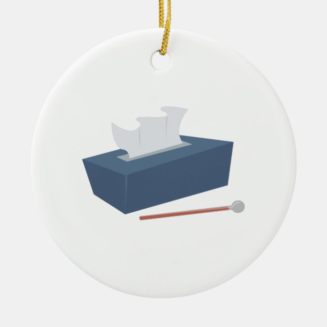 Ornamento De Cerâmica Doente (Frente)