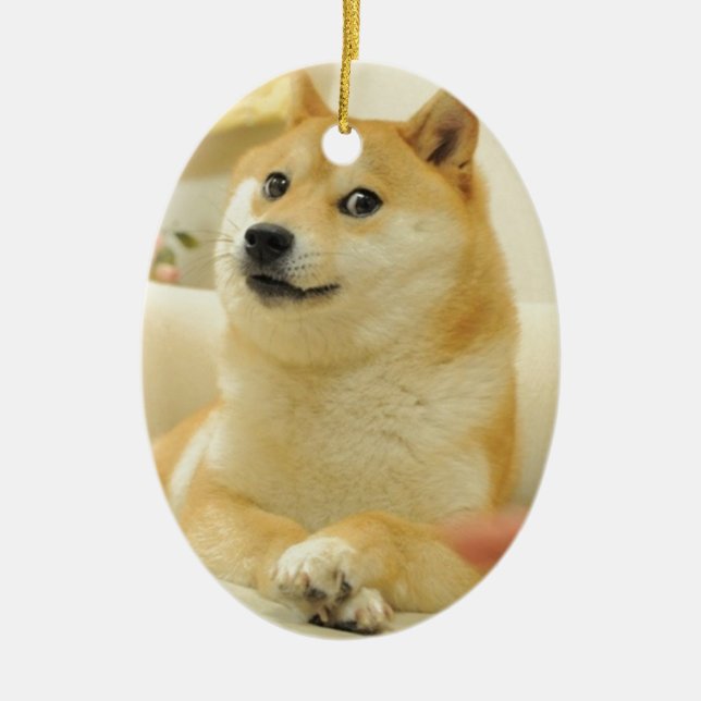 Ornamento De Cerâmica Doge (Frente)