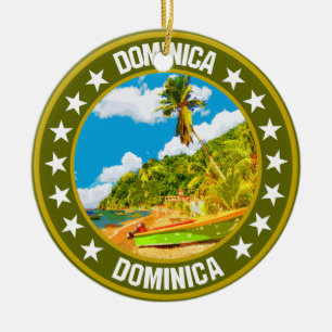 Ornamento De Cerâmica Domínica