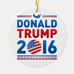 Ornamento De Cerâmica DONALD TRUMP 2016 Eleição Presidencial