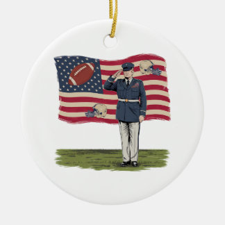 Ornamento De Cerâmica Donald Trump American Futebol Presidente 2025