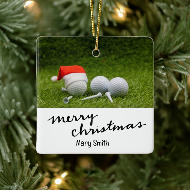 Ornamento De Cerâmica Dons de Natal para Golfe (Árvore)