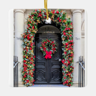 Ornamento De Cerâmica Doors of London: A Festive Christmas