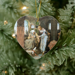 Ornamento De Cerâmica Dornröschen - Bela Adormecida - Grimm Märchen