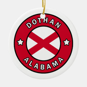 Ornamento De Cerâmica Dothan Alabama