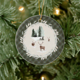 Ornamento De Cerâmica Douglas Weathered Original Scottish Tartan