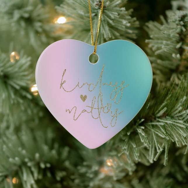 Ornamento De Cerâmica Dourada gentileza com a brilha importa o colar (Árvore)