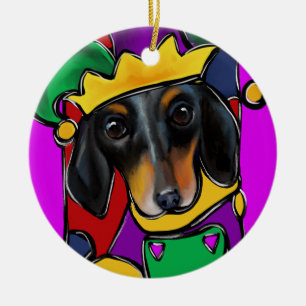 ORNAMENTO DE CERÂMICA DOXIE CARNAVAL