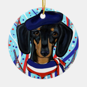 Ornamento De Cerâmica Doxie em Paris