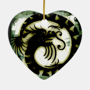 Ornamento De Cerâmica Dragão