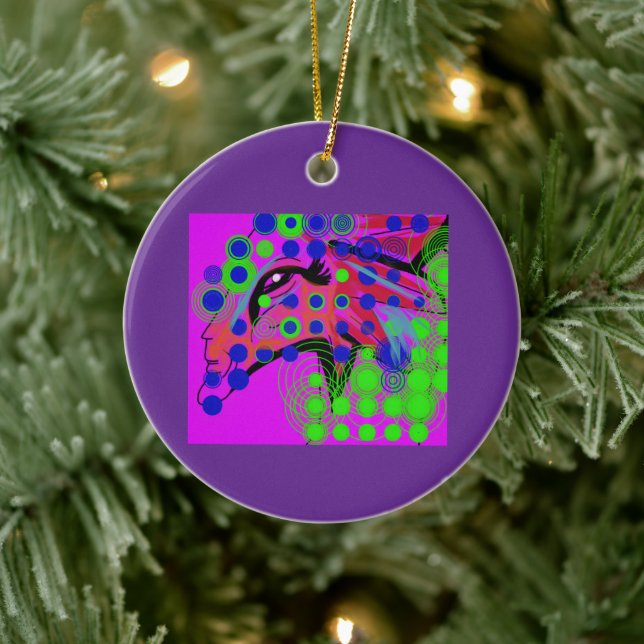 Ornamento De Cerâmica Dragon Prophetess (Árvore)